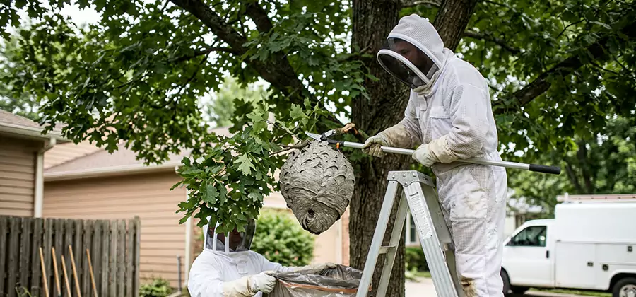 Wasp Nest in Tree Removal Dallas