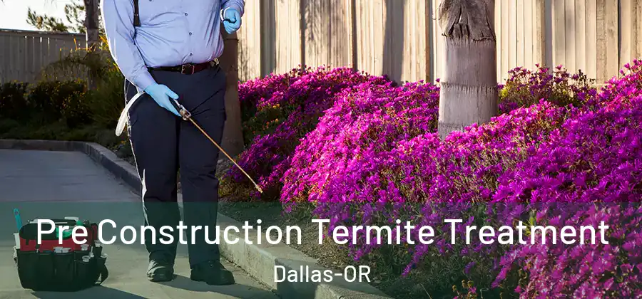 Pre Construction Termite Treatment Dallas-OR